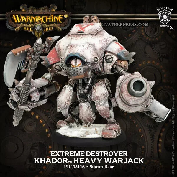 Warmachine Khador Extreme Destroyer Metal Miniatures Kit