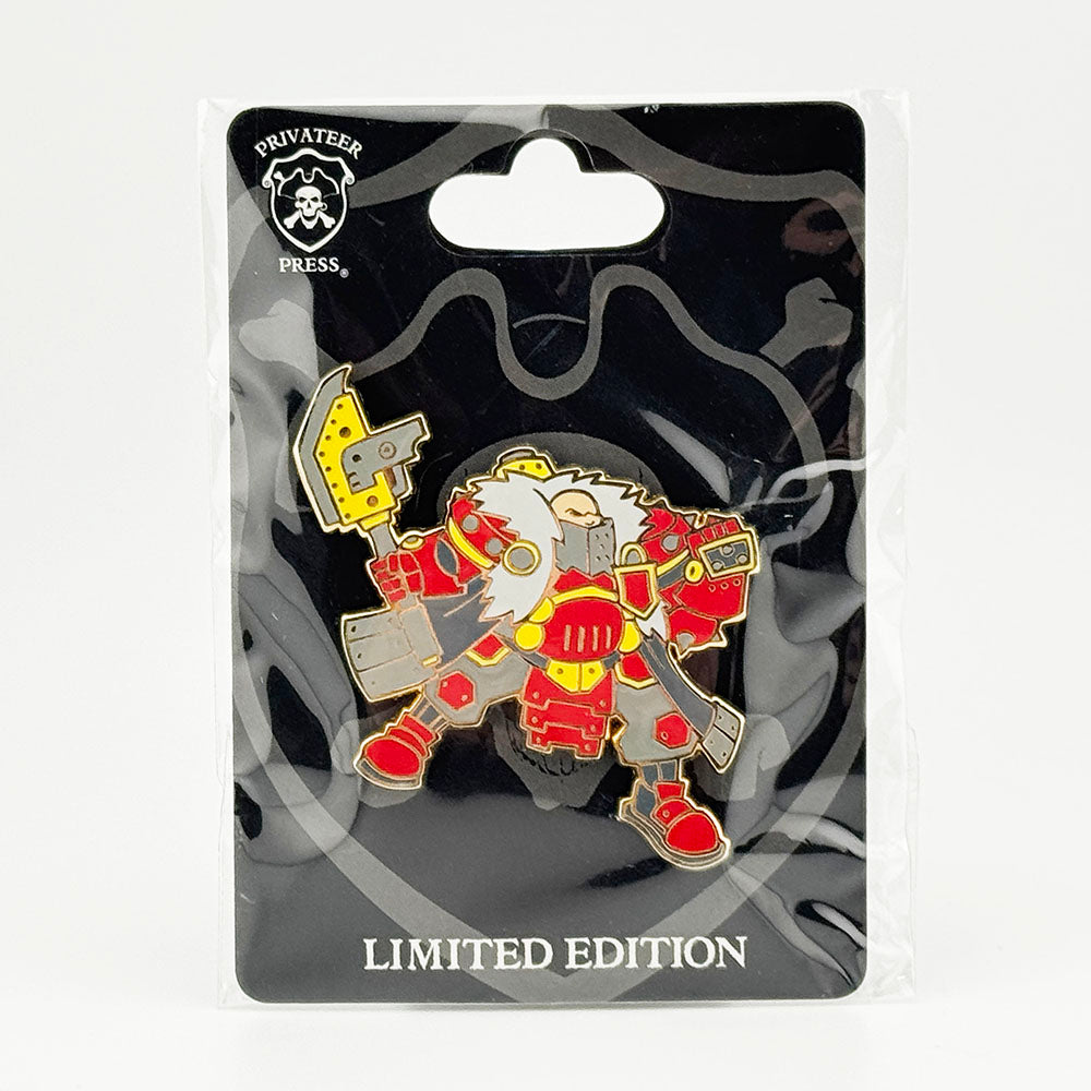 Warmachine Khador Zoktavir the Butcher Warcaster Collectible Enamel Pin