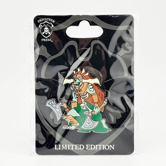 Warmachine Circle Orboros Kromac Zombie Collectible Enamel Pin