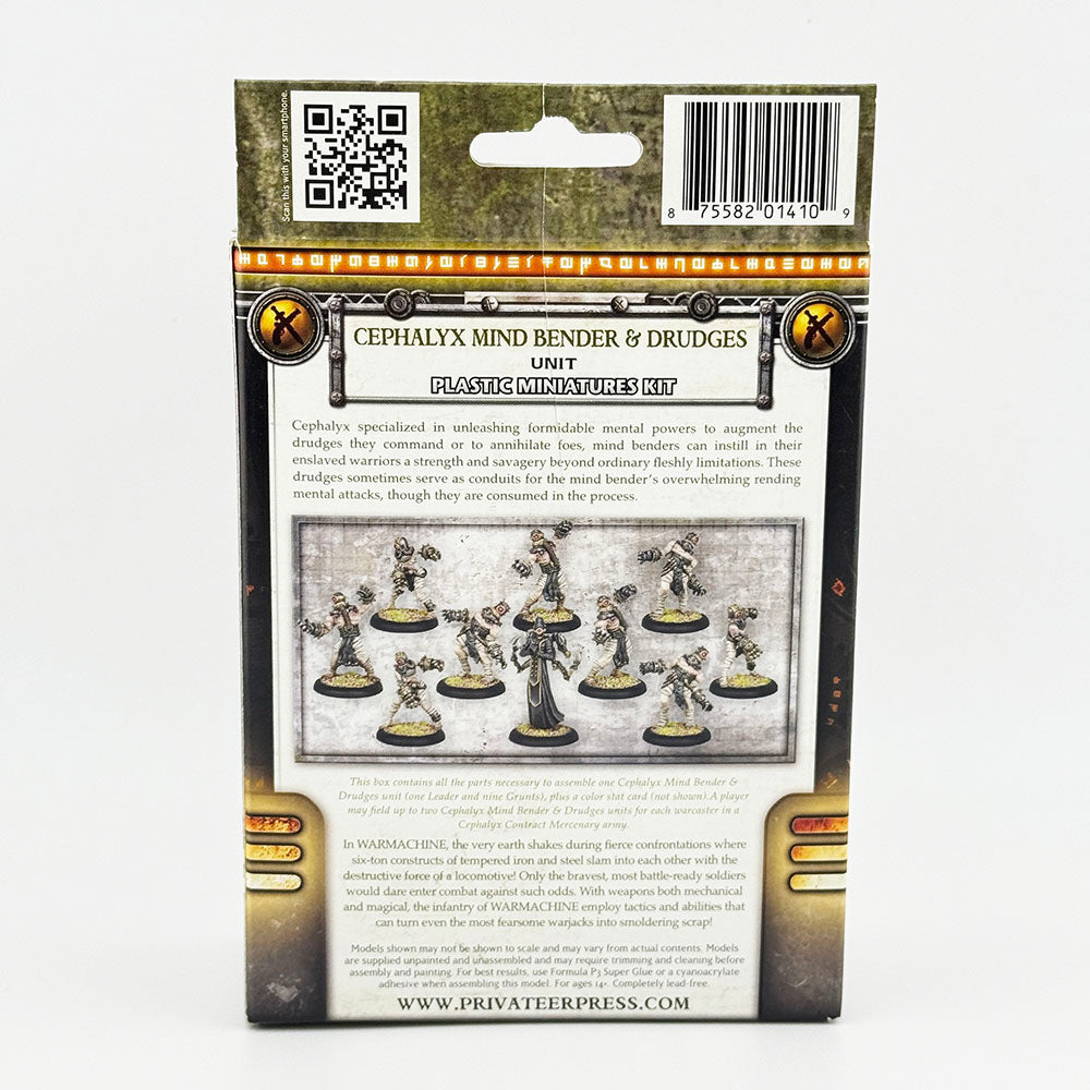 Warmachine Mercenaries Cephalyx Mind Bender & Drudges Plastic Miniatures Kit