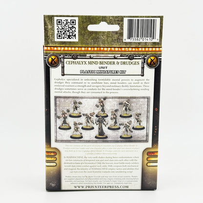 Warmachine Mercenaries Cephalyx Mind Bender & Drudges Plastic Miniatures Kit