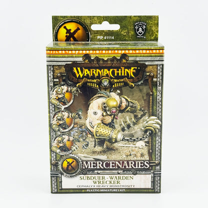 Warmachine Mercenaries Subduer Warden Wrecker Plastic Miniatures Kit