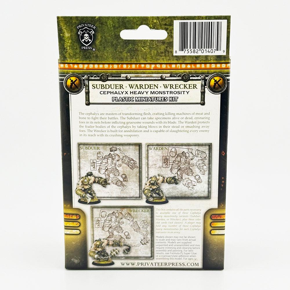 Warmachine Mercenaries Subduer Warden Wrecker Plastic Miniatures Kit
