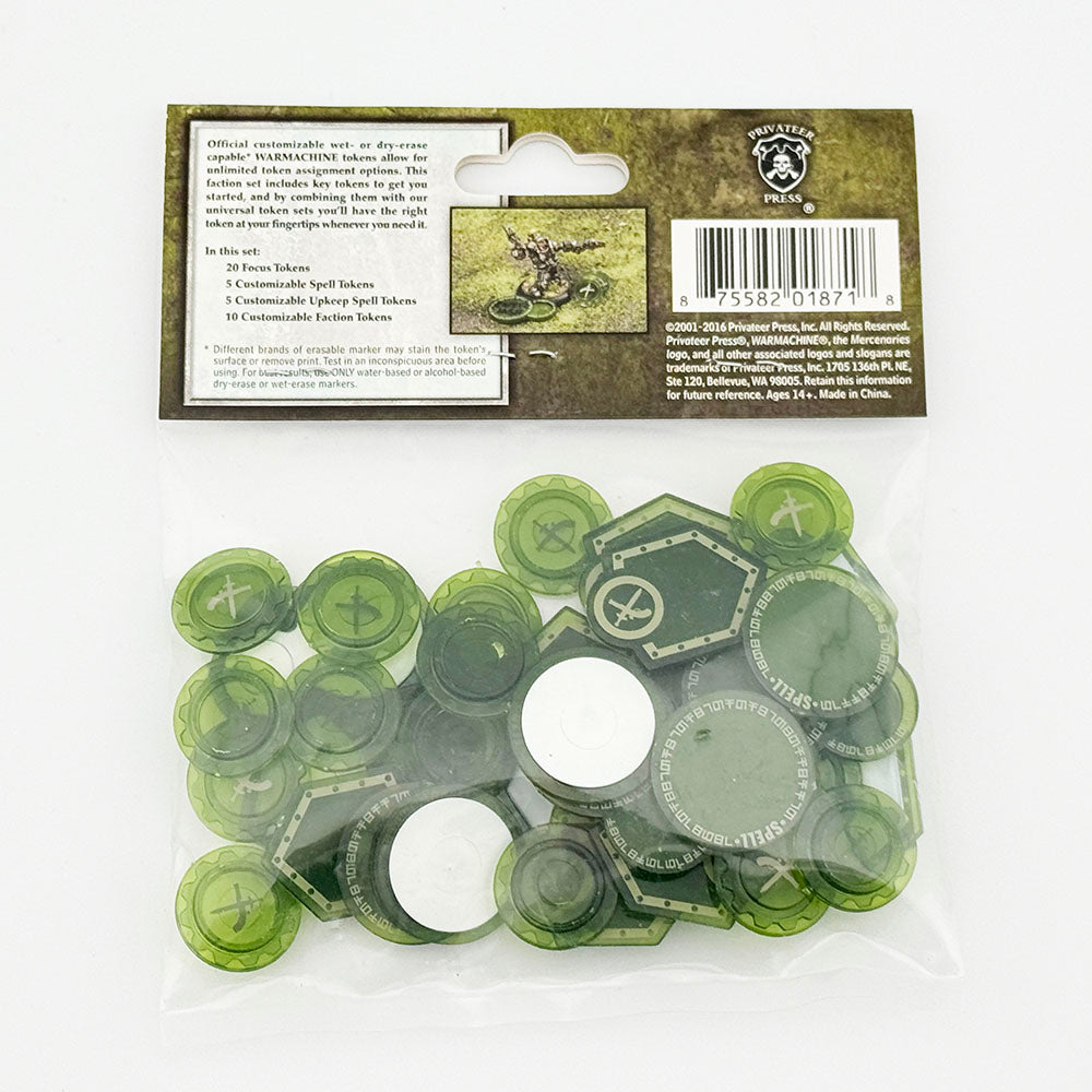 Warmachine Mercenaries Token Set