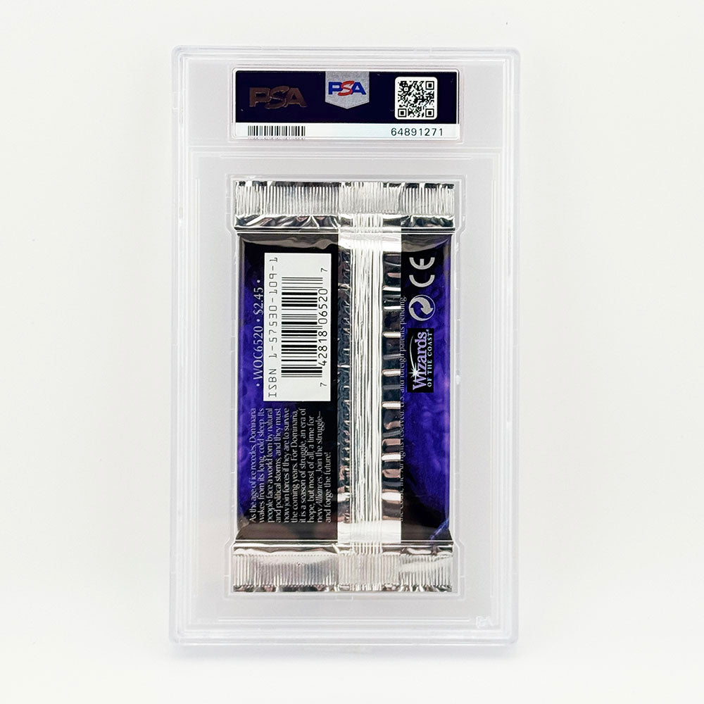 Magic: The Gathering Alliances English Sealed Pack PSA 8