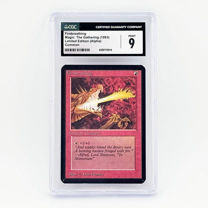 Magic: The Gathering Alpha Firebreathing CGC 9