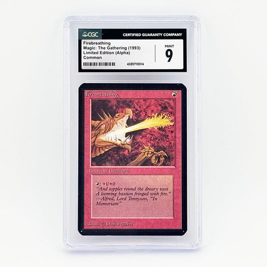 Magic: The Gathering Alpha Firebreathing CGC 9