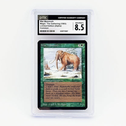 Magic: The Gathering Alpha War Mammoth CGC 8.5