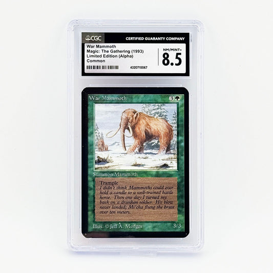 Magic: The Gathering Alpha War Mammoth CGC 8.5
