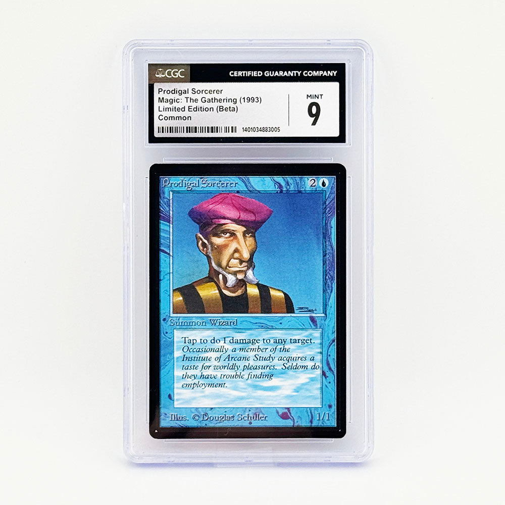 Magic: The Gathering Beta Prodigal Sorcerer CGC 9