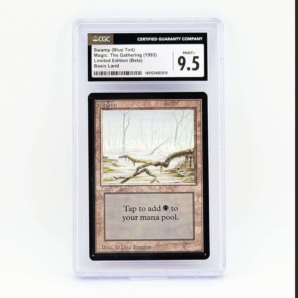 Magic: The Gathering Beta Swamp (Blue Tint) CGC 9.5