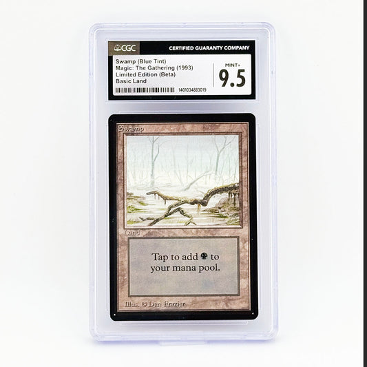 Magic: The Gathering Beta Swamp (Blue Tint) CGC 9.5