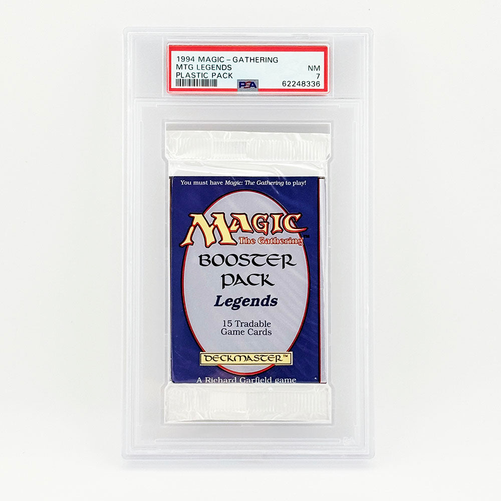 Magic: The Gathering Legends English Sealed Pack PSA 7  SIEGE Collectibles