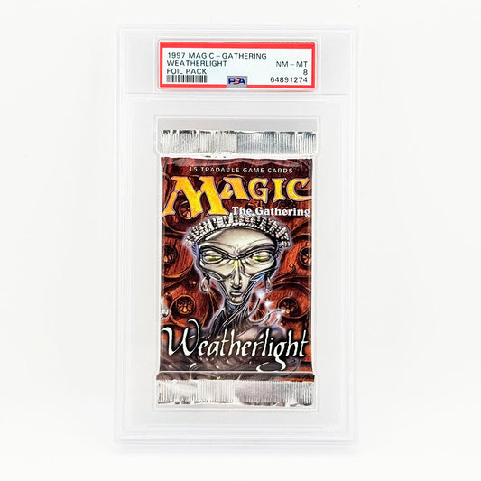 Magic: The Gathering Weatherlight English Sealed Pack PSA 8