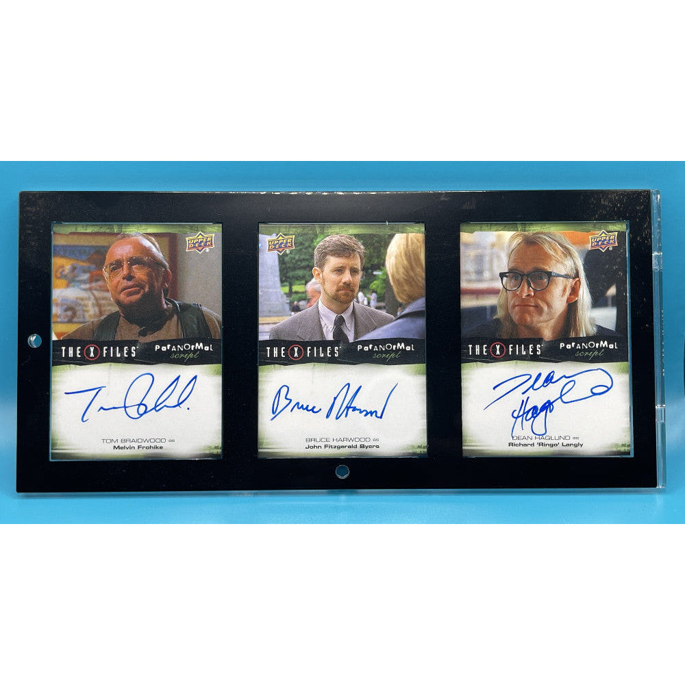 X-FILES Upper Deck Autograph Card - The Lone Gunmen