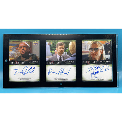 X-FILES Upper Deck Autograph Card - The Lone Gunmen