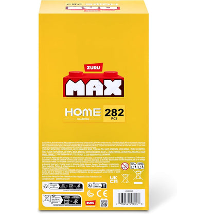 Zuru Max Home Building Bricks 282 Pieces Books & Lamp